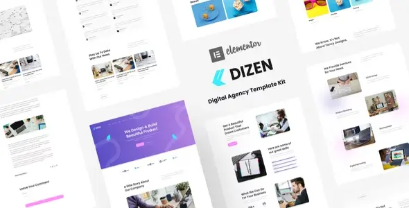 Dizen – Digital Agency Elementor Template Kit